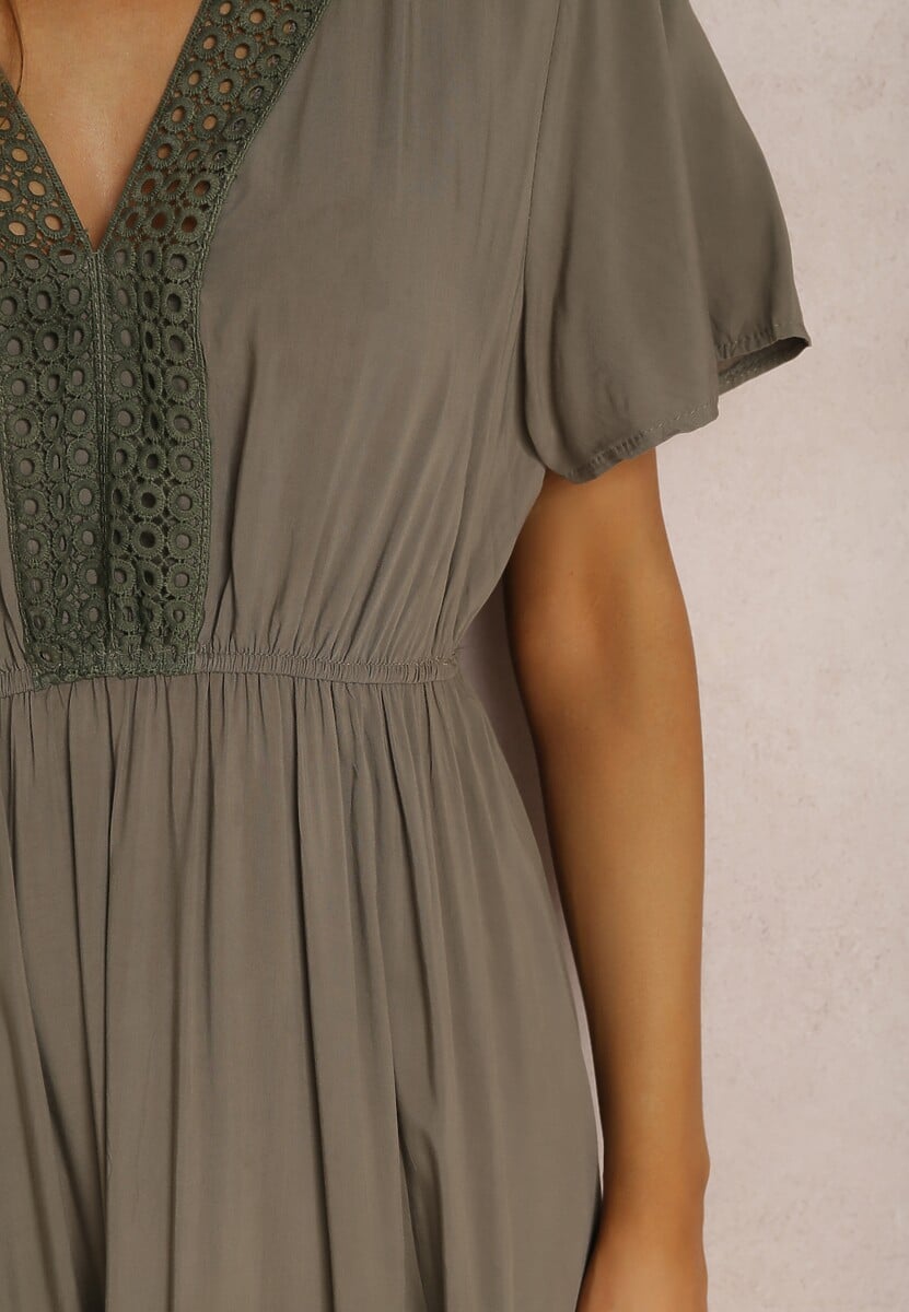 Ciemnozielona Sukienka Ilythyrra