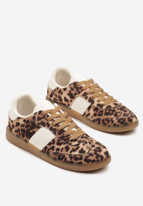 Panterkowe Sneakersy Tenisówki w Kultowym Stylu Neolithaen