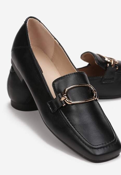 Czarne Mokasyny Salopea