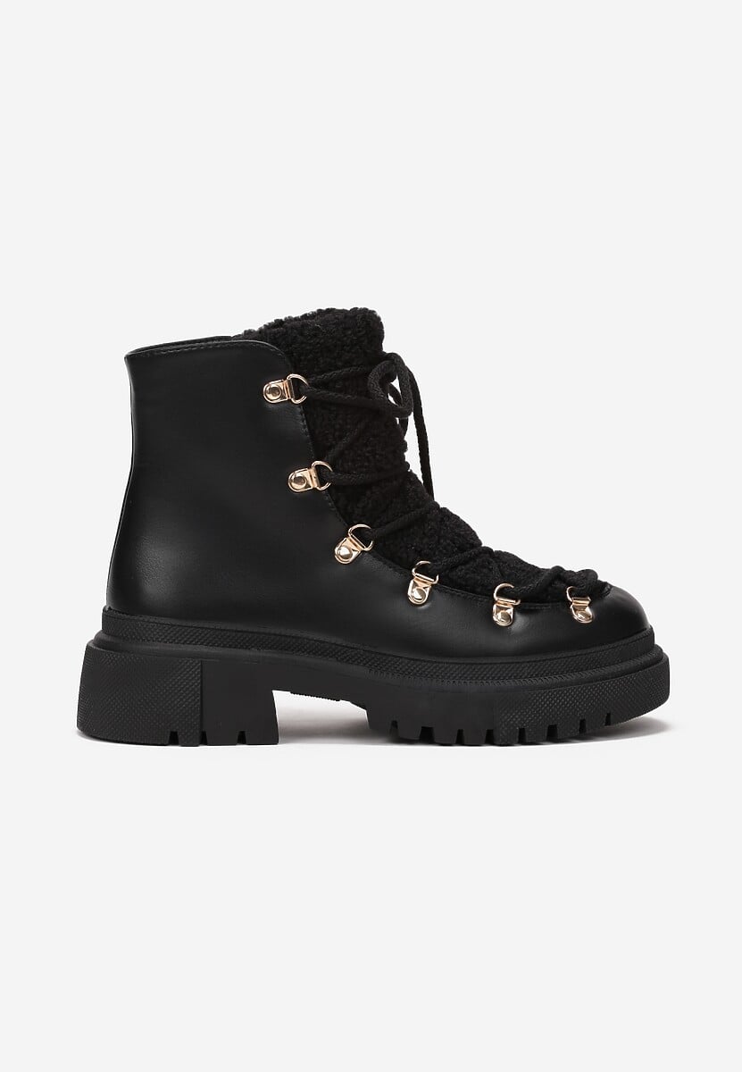 Czarne Traperki Venantia