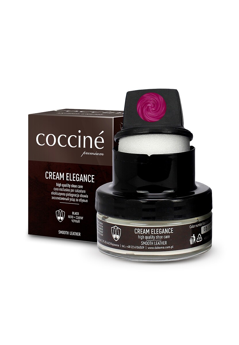 Jasnobeżowy Krem do Pielęgnacji Obuwia Coccine