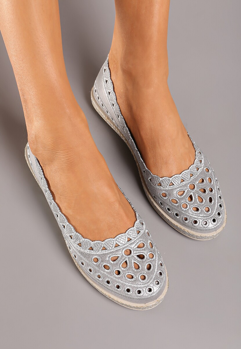 Srebrne Balerinki Phiase