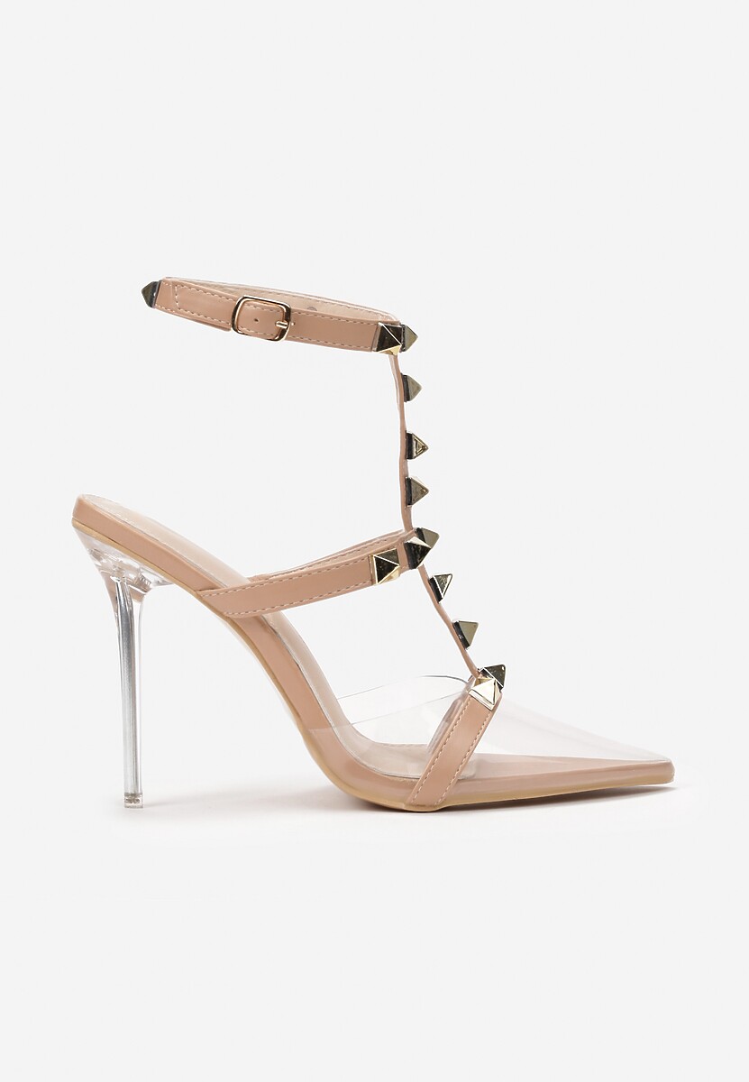 Beżowe Sandały Trusami