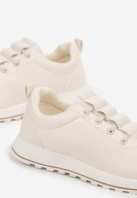 Beżowe Sneakersy w Klasycznym Stylu Driosse