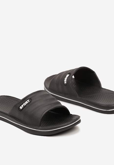 Czarne Klapki z Pianki na Basen Dimani