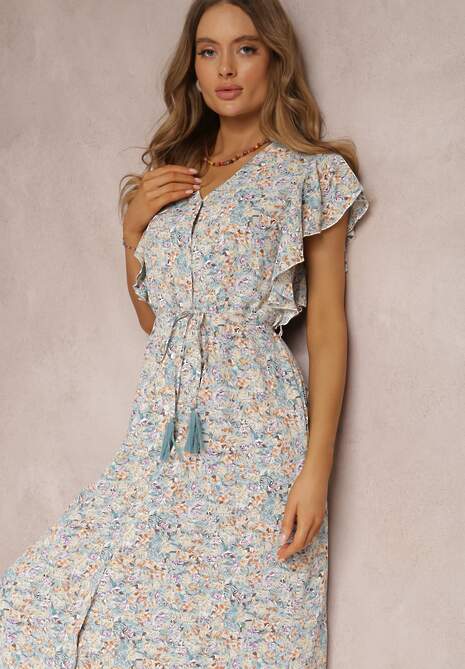 Miętowa Sukienka Ceekey