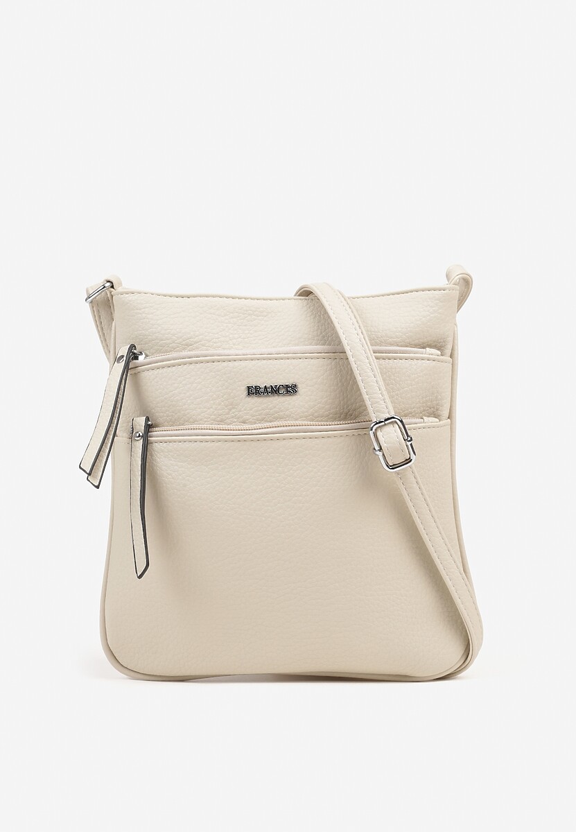 Czarna Torebka Typu Listonoszka z Zasuwanymi Kieszeniami Silatea