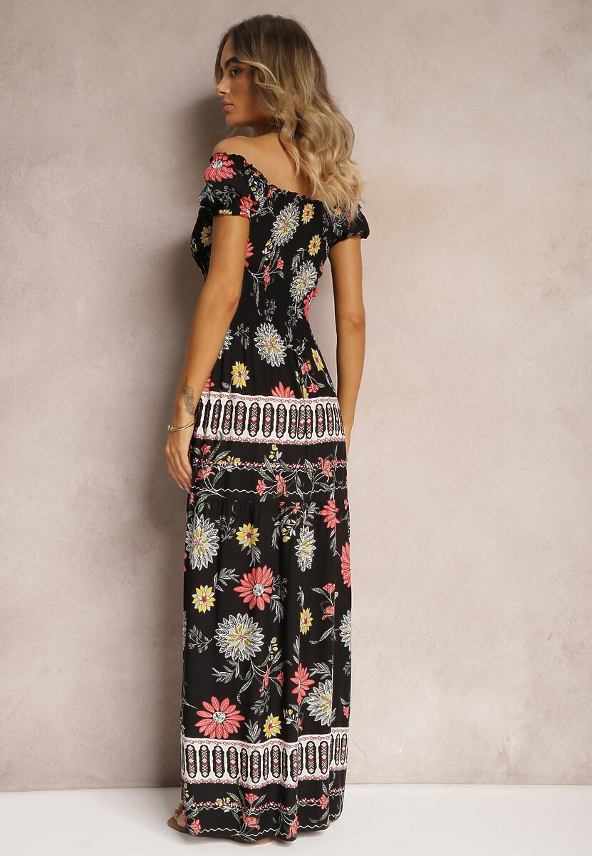 Czarno-Różowa Sukienka Ananeh