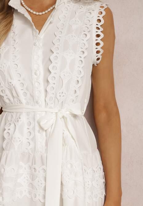 Biała Sukienka Ismeia