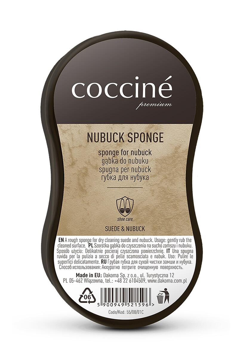 Brązowa Gąbka do Nubuku Coccine