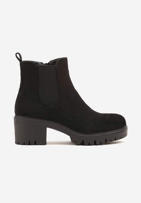 Czarne Botki na Słupku Ruiha