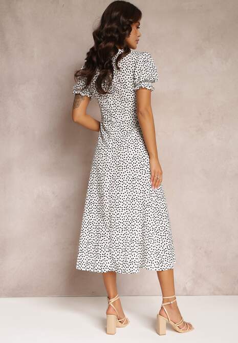 Biała Sukienka Melorith