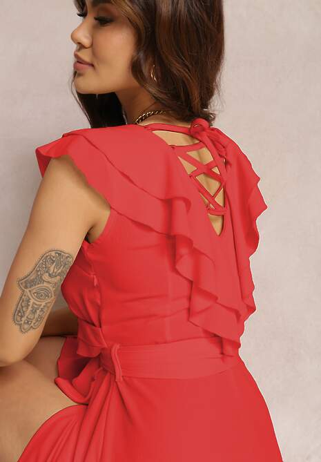 Czerwona Sukienka Aeritrite