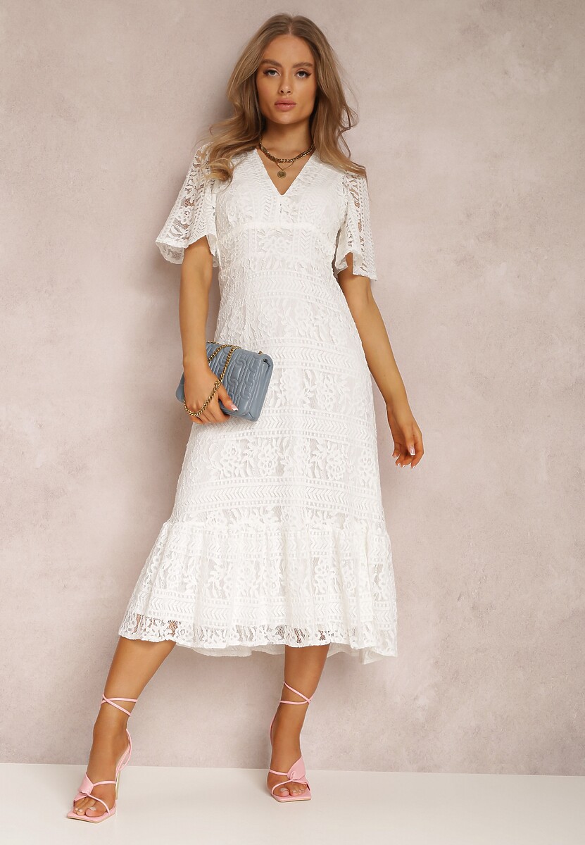 Biała Sukienka Corelaia