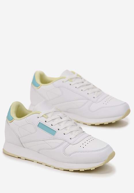 Białe Sneakersy przed Kostkę Lunkessa