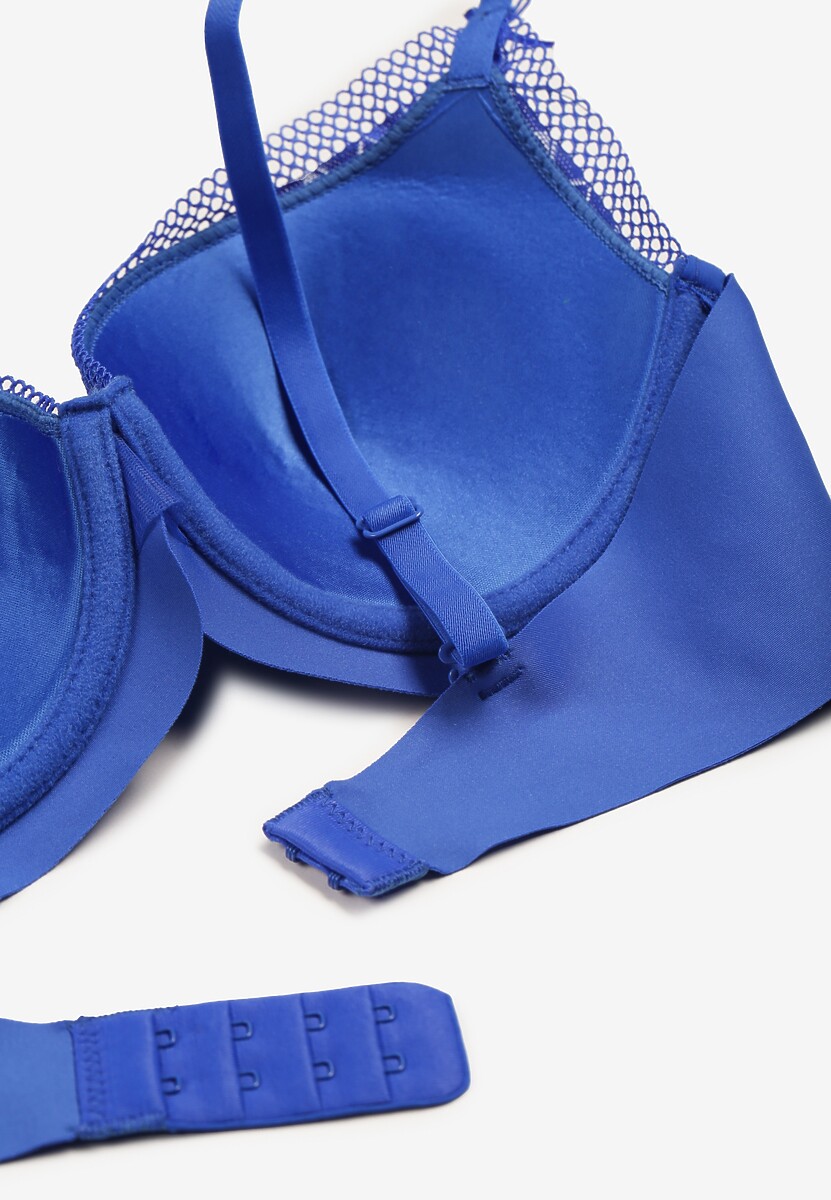 Granatowy Biustonosz z Drobną Zawieszką Ecrulia