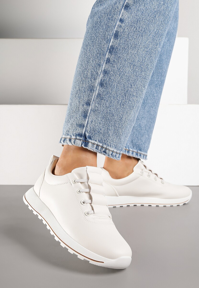 Beżowe Sneakersy w Klasycznym Stylu Driosse