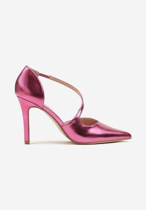 Fuksjowe Szpilki z Ozdobnym Paskiem Adelli