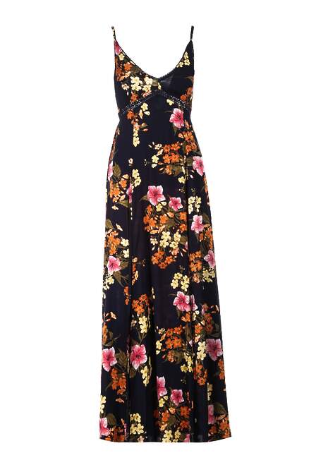 Granatowa Sukienka Chenelena