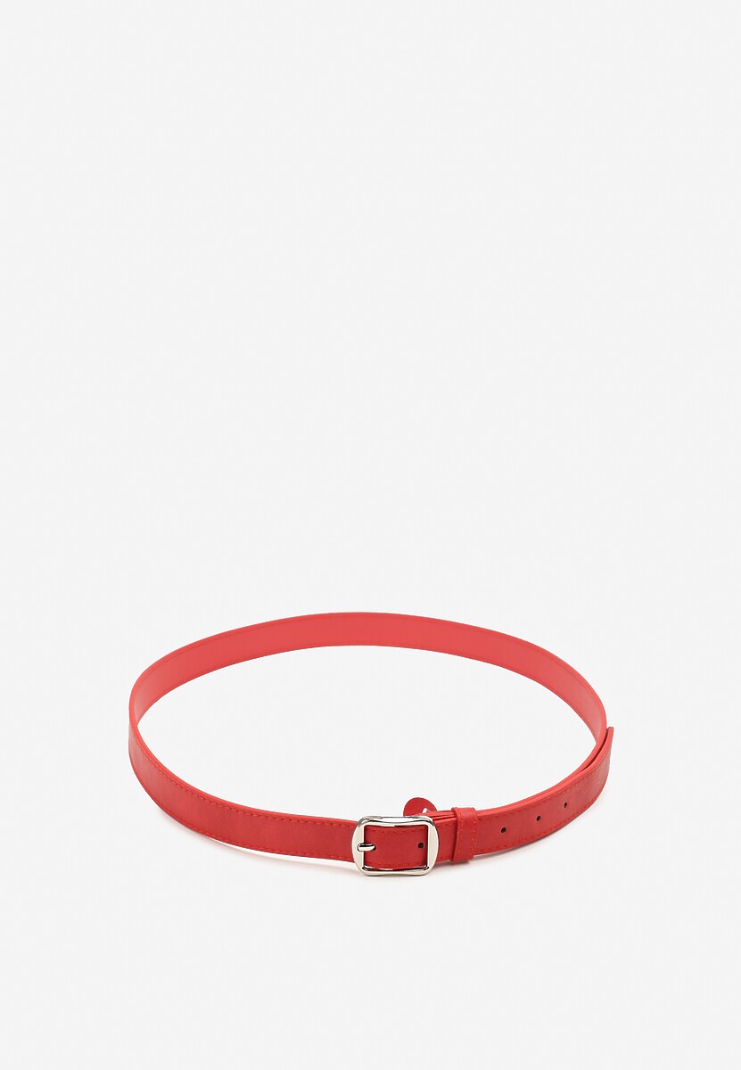 Biały Pasek z Ozdobną Klamrą Filariela