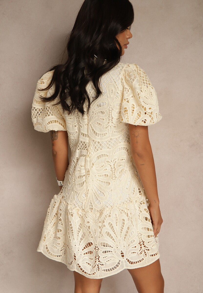 Jasnobeżowa Sukienka Amathinna