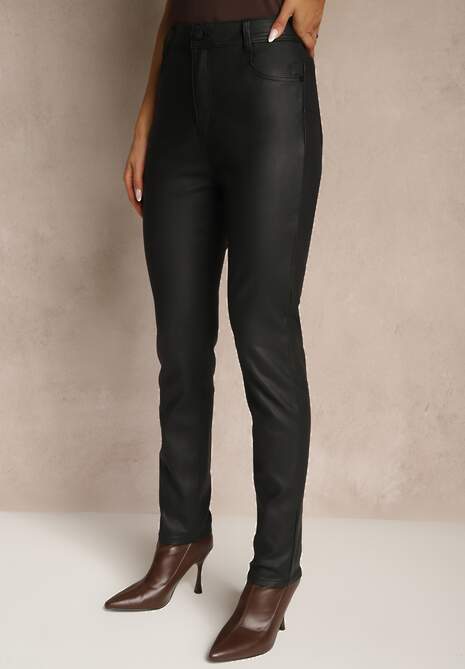 Czarne Spodnie Skinny Push Up Zilli