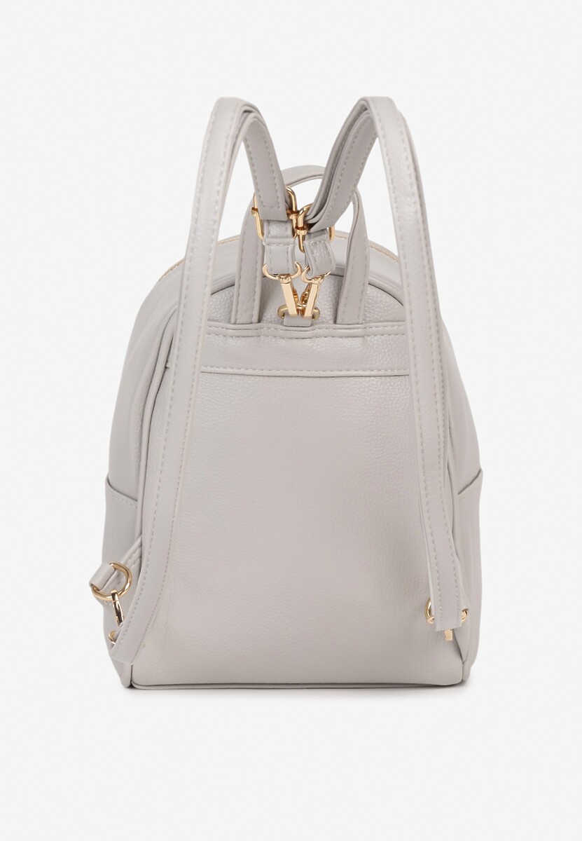 Jasnoszary Plecak Ozdobiony Pikowaniem Banilitia