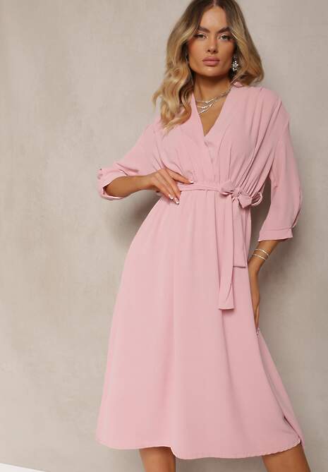 Ciemnoróżowa Sukienka Canopis