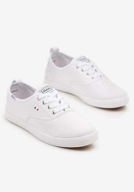 Białe Basicowe Tenisówki Vices Hallriva