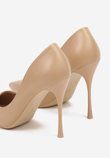 Beżowe Szpilki w Klasycznym Stylu Rilefia