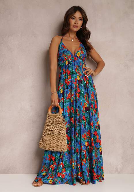 Niebieska Sukienka Thessia