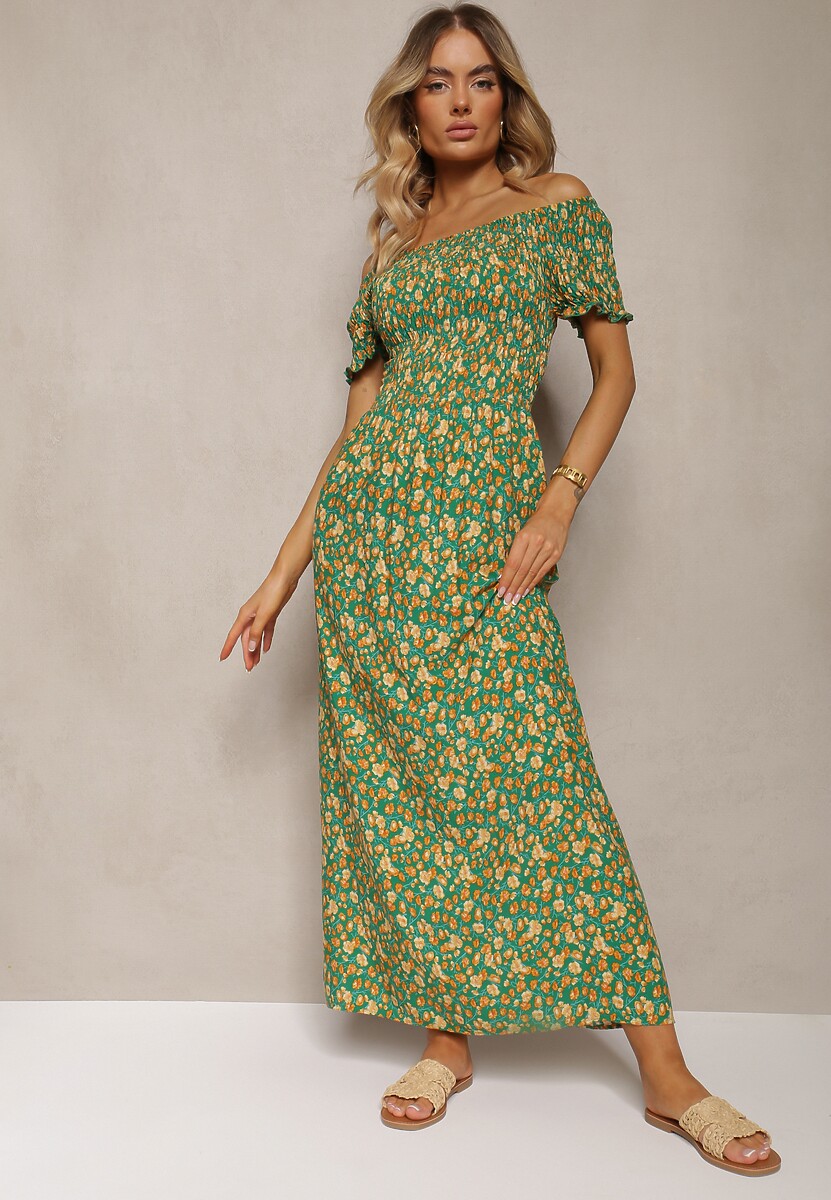 Zielona Sukienka z Wiskozy Tariya