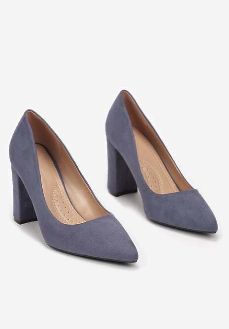 Niebieskie Czółenka Baseira