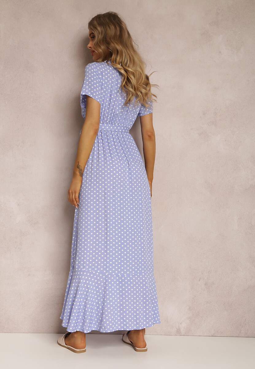 Liliowa Sukienka Boliphise