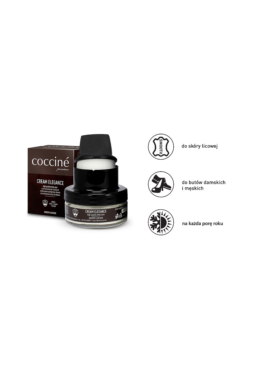 Jasnobeżowy Krem do Pielęgnacji Obuwia Coccine