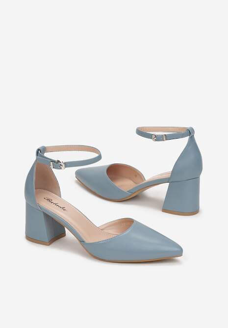 Niebieskie Czółenka Canena