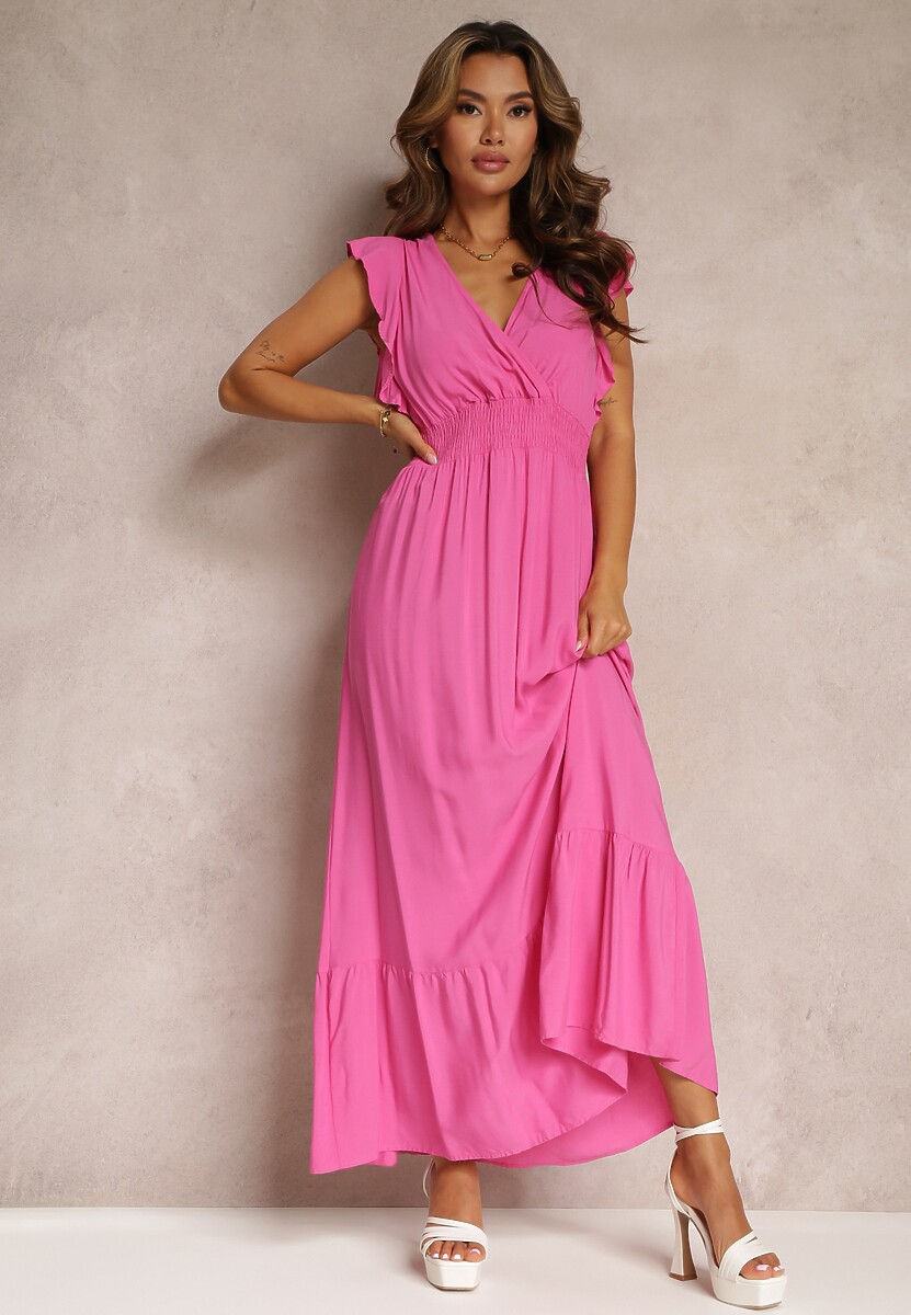 Pomarańczowa Sukienka Filades