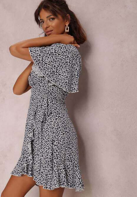 Granatowa Sukienka Pasyxo