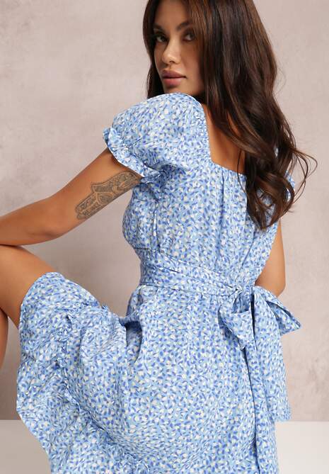 Niebieska Sukienka Dukta