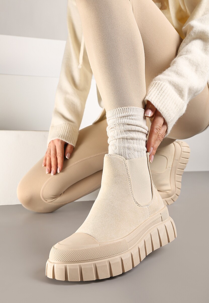 Czarne Botki Sztylety za Kostkę na Platformie Divita