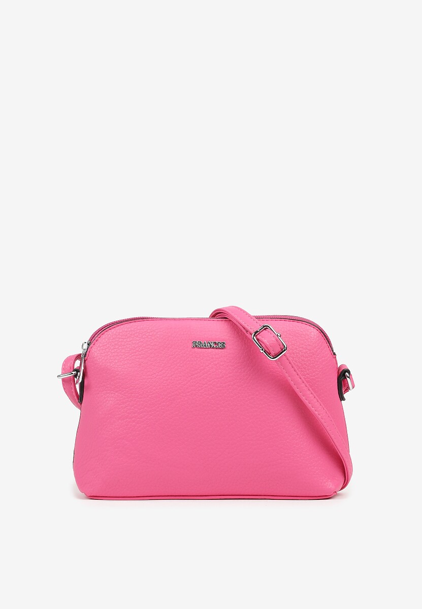 Różowa Torebka Typu Listonoszka o Prostokątnym Kształcie Silisette