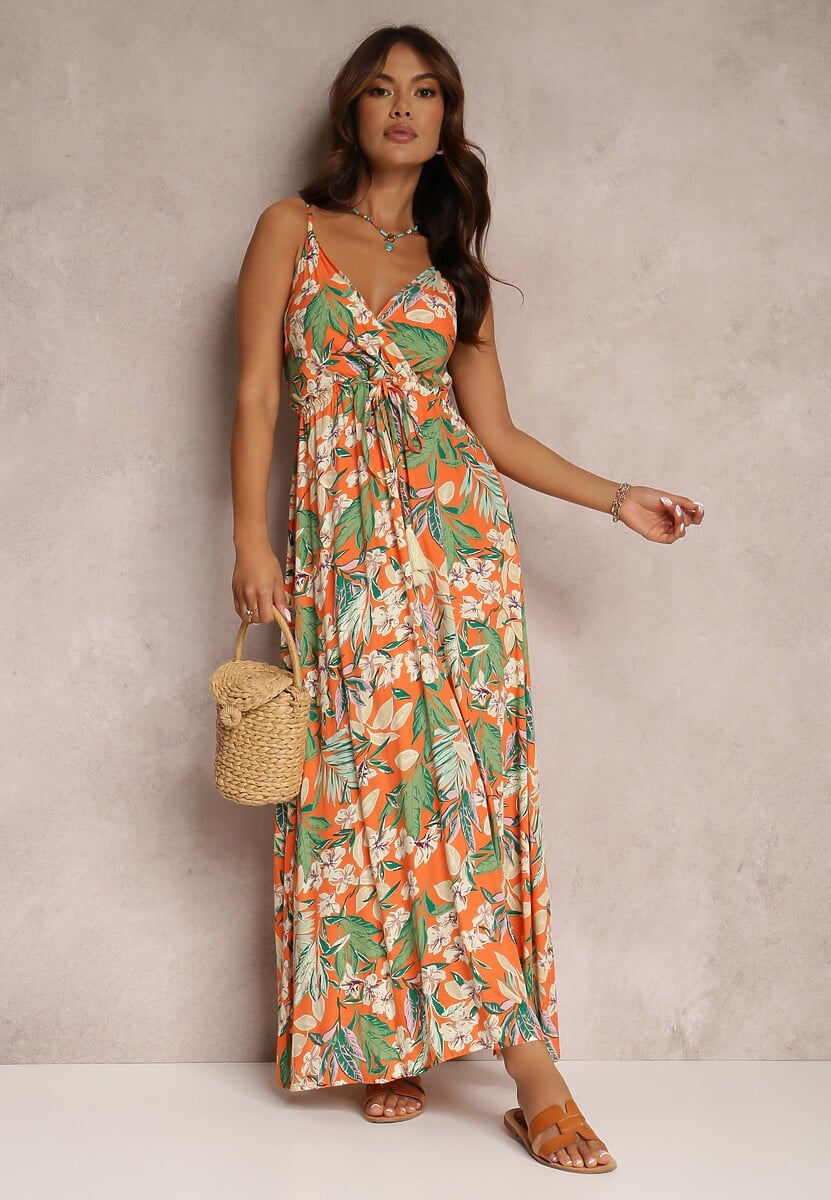 Pomarańczowa Sukienka Nourane