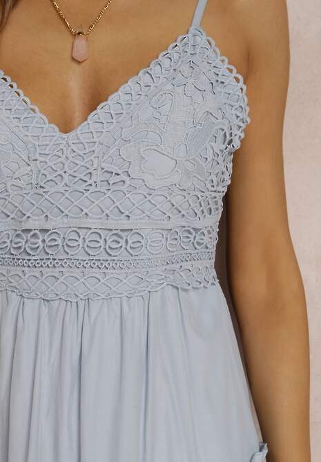 Niebieska Sukienka Iolosyne