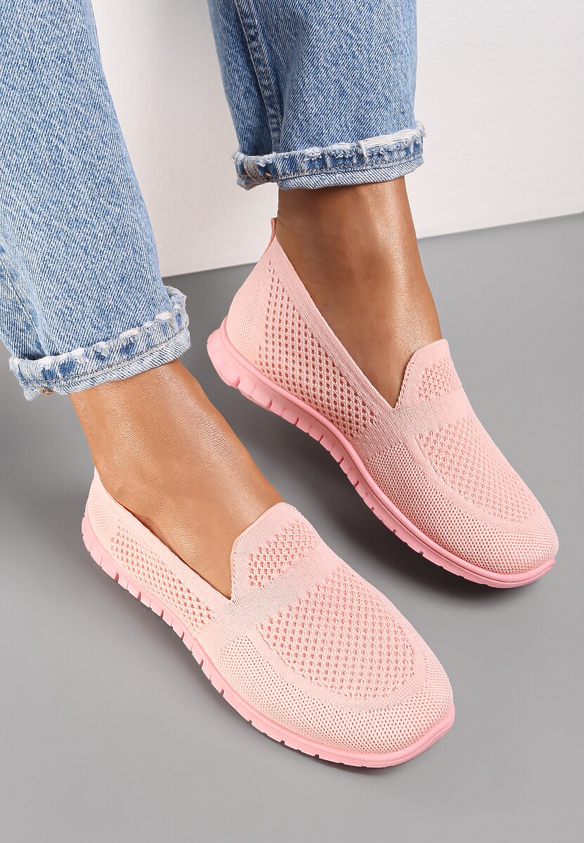 Różowe Tenisówki Pasquier