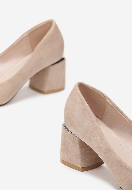 Beżowe Czółenka Sireirene