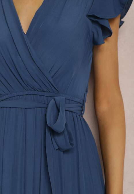 Granatowa Sukienka Tantysus