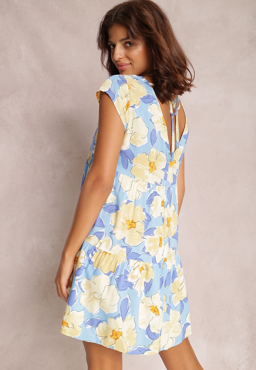 Niebieska Sukienka Predikel