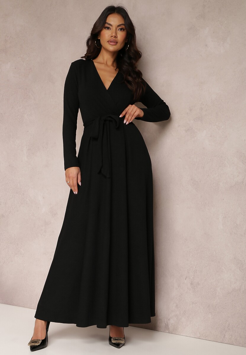 Bordowa Sukienka Achina