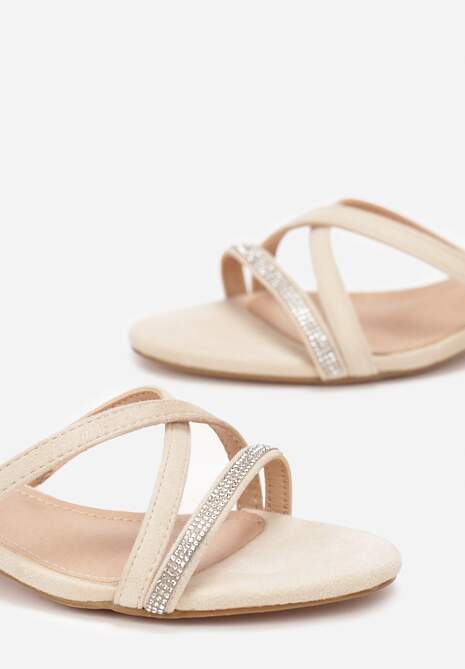 Beżowe Sandały Omphelle