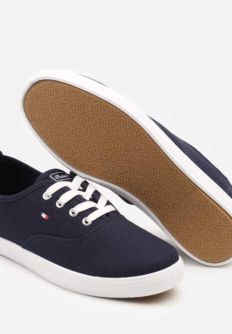 Granatowe Basicowe Tenisówki Vices Hallriva